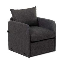 Asir Group Llc - Fauteuil convertible en tissu Saga