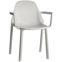 Scab Design - Fauteuil design, Fauteuil déco Piu Blanc en Plastique