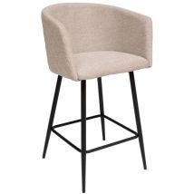 Atmosphera - Fauteuil De Bar Marlo Beige Créateur D'Intérieur