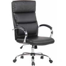 CLP - Chaise de bureau moderne en chaise de gestion en cuir Eco avec des roues de différentes couleurs