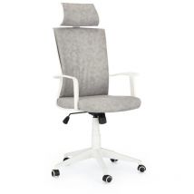 Yes Everyday - Chaise de bureau grise Gordon, dimensions 64,5 cm x 57,5 cm x 121/131 cm