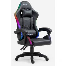 Chaise gaming et de bureau ergonomique inclinable LED RGB The Horde XL