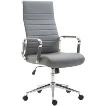 CLP - Chaise de bureau ergonomique élégante avec des roues de type différentes couleurs colore : Gris