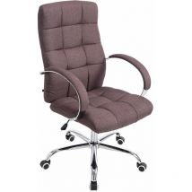 Fauteuil de bureau Mikos Tissu Marron