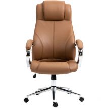 CLP - Chaise de bureau exclusive avec une apparence moderne en cuir réel en différentes couleurs colore : brun clair