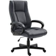 Fauteuil de bureau XL Sparta similicuir Gris