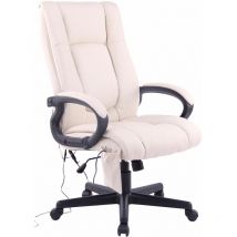 CLP - Fauteuil de bureau xl Sparta xm en tissu Crème