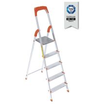 Salmar - Escabeau Professionnel En Aluminium, Avec Rangement D'Outils - Certifié Normes En131 - Sarayli