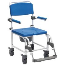 Siège de douche Aston – 56 x 87 x 99/104 cm – Antidérapant, 160 kg – DRIVE