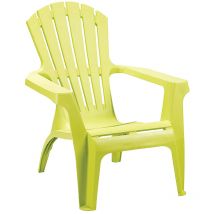 Lot de 2 fauteuils empilables Vert clair 75x86x86 cm