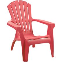 Ozalide - Lot De 2 Fauteuils Empilables Rouge 75x86x86 Cm