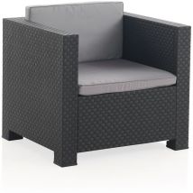 Fauteuil de jardin diva grafito