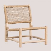Fauteuil de jardin en bois de Teck Bientina Sklum