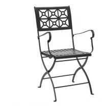 Fauteuil de jardin Isotta Anthracite