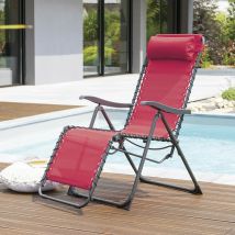 Fauteuil détente d'extérieur Hespéride Silos grenade