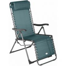 Hesperide - Fauteuil de jardin relax silos Bleu Canard - Hespéride