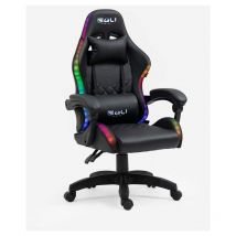 Egli - Chaise gaming ergonomique pour enfants led rgb The Horde junior