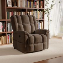 Sureh - Fauteuil relax, Fauteuil de massage électrique avec massage 8 points, fauteuil de lecture, Moderne chaise longue électrique, avec fonction