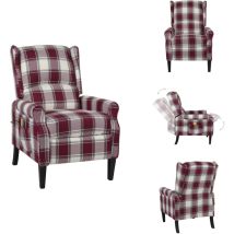 Fauteuil de massage inclinable Rouge Tissu - Fauteuil De Massage Inclinable - Fauteuils De Massage Inclinables - Fauteuil De Massage Électrique