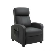 MH - Fauteuil de relaxation massant enzo noir