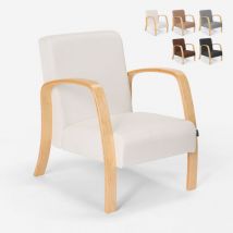 Ahd Amazing Home Design - Fauteuil de bureau ergonomique en bois design scandinave Frederiksberg - Blanc