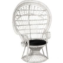 Fauteuil Emmanuelle en rotin Paon