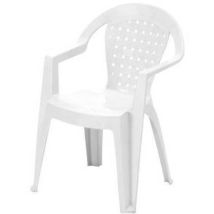 I Giardini Del Re - Fauteuil en re'sine pour enfants dans des couleurs assorties cm 36x30x50 chaise pour inte'rieur et exte'rieur