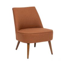 Atmosphera Créateur D'intérieur - Fauteuil en Tissu Chevron 'Gary' 74cm Ambre