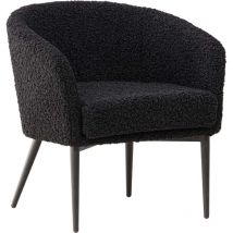 Venture Home - Fauteuil en tissus teddy Fluffy