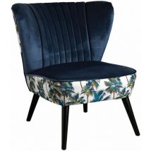 Aubry Gaspard - Fauteuil en velours Jungle