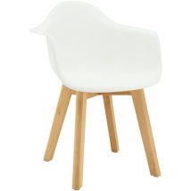 Fauteuil enfant en polypropylène et bois