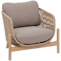 Hesperide - Fauteuil de salon de jardin Deona en acacia - Hespéride