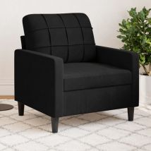Maisonchic - Fauteuil, Fauteuil de Relaxation, Fauteuil de salon Noir 60 cm Velours WFE116697 Maison Chic
