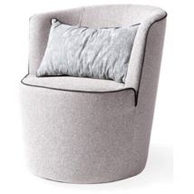 Le Comfort - Fauteuil Fauteuil enif Gris clair Passepoil gris foncé