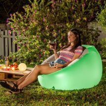 Innovagoods - Fauteuil Gonflable avec led Multicolore et Télécommande Chight