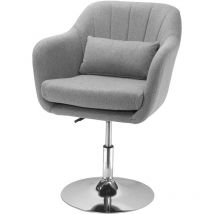 Fauteuil haut vegas gris