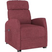 Vidaxl - Fauteuil Rouge bordeaux Tissu