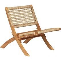 Nordlys - Fauteuil Interieur Exterieur en Acacia Massif et Corde