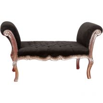 Biscottini - Fauteuil Louis xvi de style français en hêtre massif