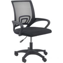 Topeshop - Fauteuil Moris moris noir