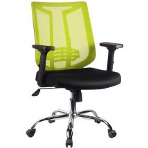 Mediawave Store - Fauteuil opératoire clever pour bureau dossier respirant et support lombaire Couleur: Lime