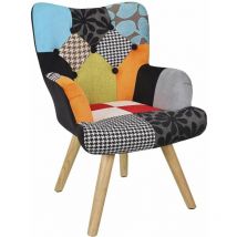 The Home Deco Kids - Fauteuil enfant patchwork Helsinki