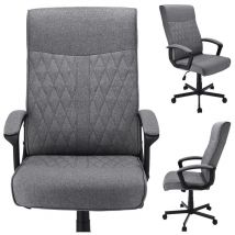 Fauteuil pivotant comfort - gris