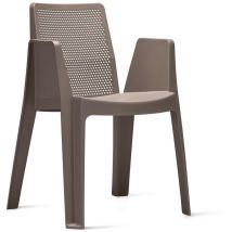 Garbar - play Fauteuil Intérieur, Extérieur Chocolat - Set 4