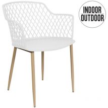 The Home Deco Factory - Fauteuil pour table de jardin design Malaga
