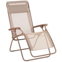 Lafuma Mobilier - Fauteuil Relax Jardin - Chaise Longue Zéro Gravité - Rclip - Batyline Iso - Orange Canyon
