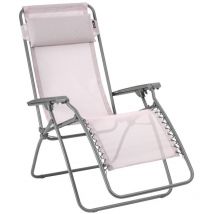 Lafuma Mobilier - Fauteuil Relax de jardin zéro gravité Rose Blush - Batyline Iso