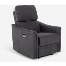 Le Roi Du Relax - Fauteuil relax inclinable électrique avec chargeur usb Eleonora