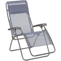 Lafuma Mobilier - Fauteuil Relax Jardin - Chaise Longue Zéro Gravité - Rsxa - Batyline Iso - Bleu Ocean