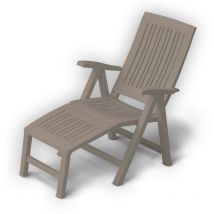 Fauteuil relax Lucrezia Taupe
